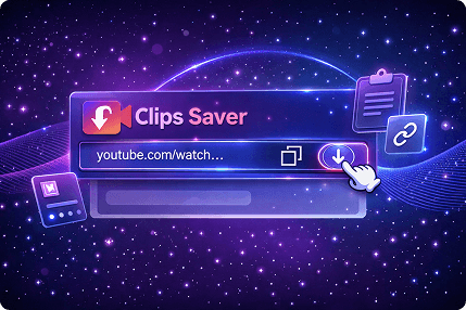 Paste the Instagram link into ClipsSaver